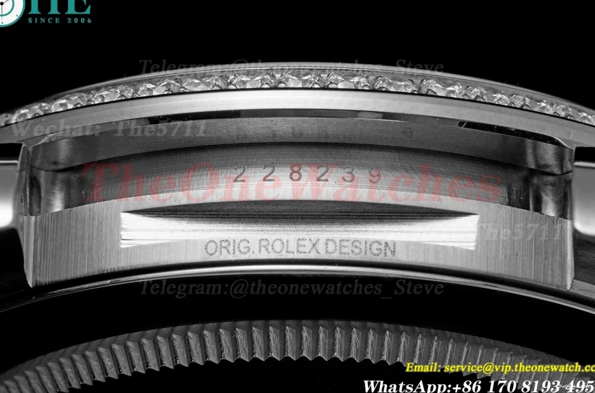 GSF 40mm DayDate A3255 Version) SS (Tungsten 228349 Heavy SS Pres Ice Blue Dia 0128